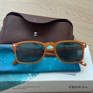 Opolis Largo Bio-Based Sunglasses – Amber Frame | Polarized | New in Box